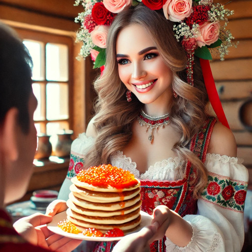 Портреты и шаржи на масленицу