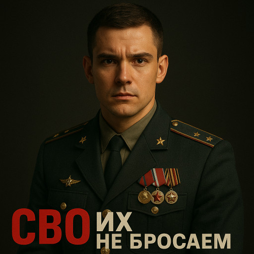 Героический ИИ-портрет военнослужащего СВО в форме