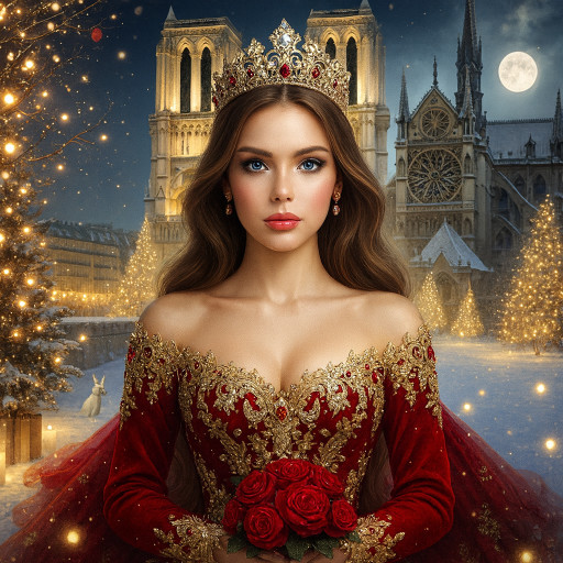 Новогодние подарки с AI-портретами на холсте и кружках