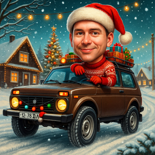 Шаржи про Новый год