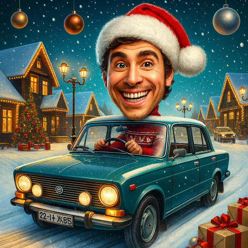 Шаржи про Новый год